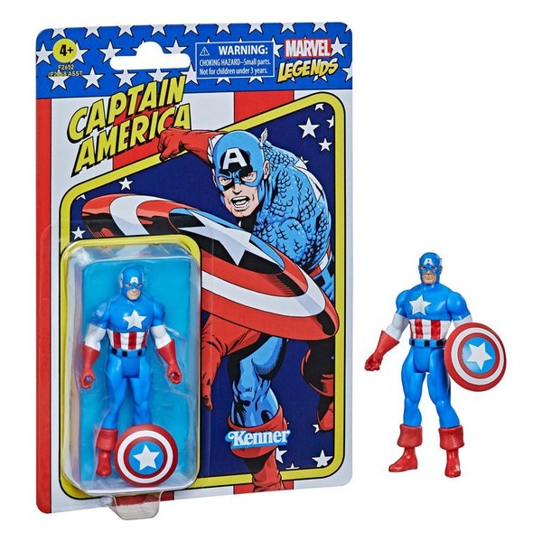 Marvel Legends Retro Collection Actionfigur 2022 Captain America 10 cm