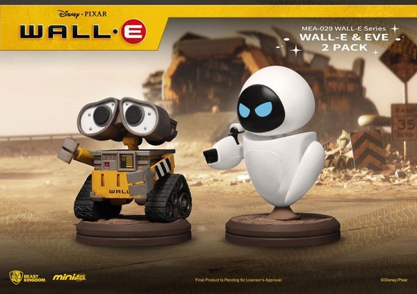 Wall-E Mini Egg Attack Figuren 2er-Pack Wall-E Series Wall-E & Eve 8 cm