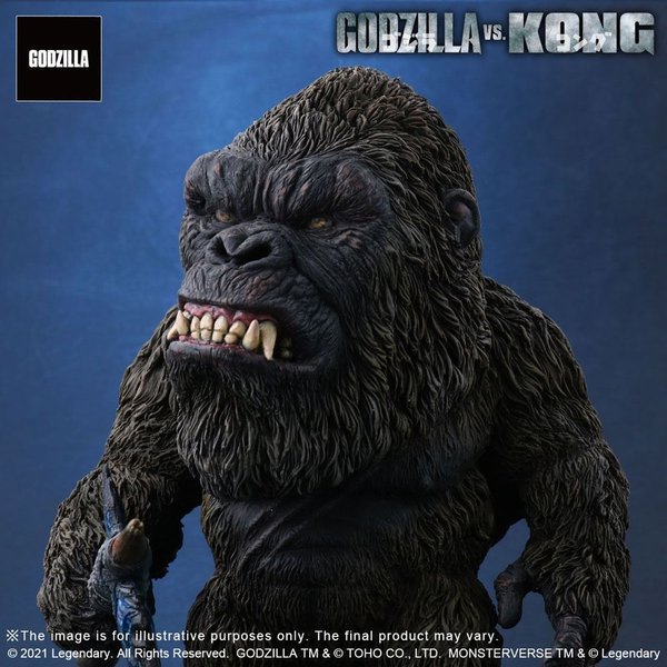 Kong vs Godzilla (2021) Defo-Real Series PVC Statue Kong (2021) 15 cm