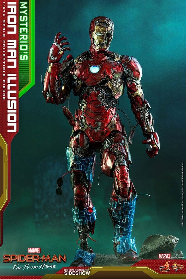 Spider-Man: Far From Home MMS PVC Actionfigur 1/6 Mysterio's Iron Man Illusion 32 cm