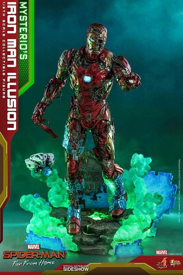 Spider-Man: Far From Home MMS PVC Actionfigur 1/6 Mysterio's Iron Man Illusion 32 cm
