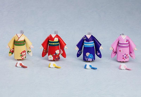 Nendoroid More Zubehör-4er-Set für Nendoroid Actionfiguren Dress-Up Coming of Age Ceremony Furisode