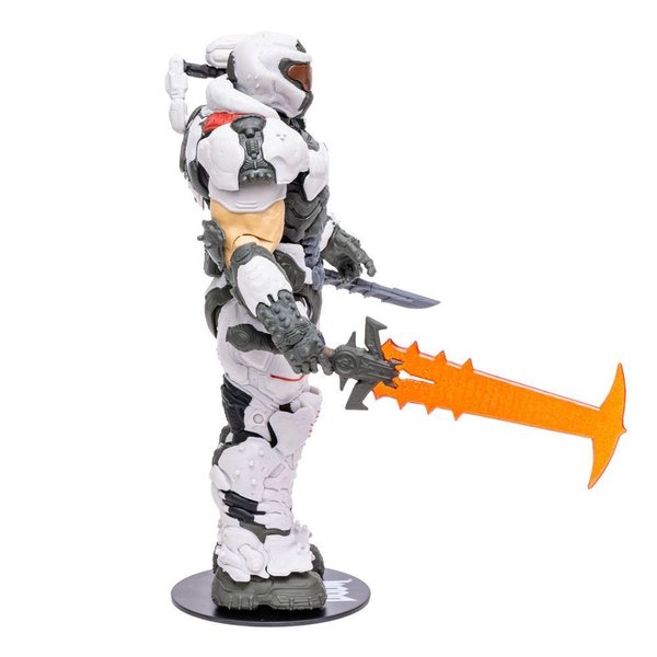 Doom Eternal Actionfigur Doom Slayer (White Armor) 18 cm