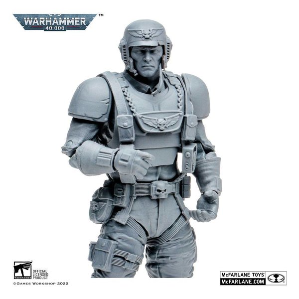 Warhammer 40k Darktide Actionfigur Veteran Guardsman (Artist Proof) 18 cm