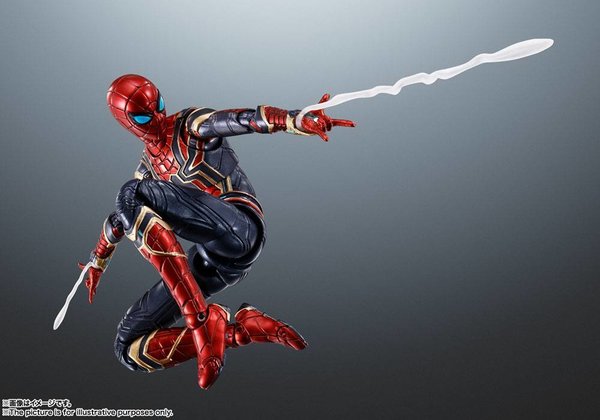 Spider-Man No Way Home S.H. Figuarts Actionfigur Iron Spider-Man 15 cm
