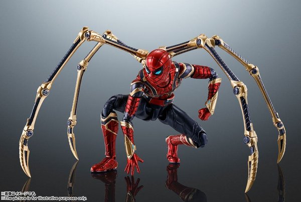 Spider-Man No Way Home S.H. Figuarts Actionfigur Iron Spider-Man 15 cm