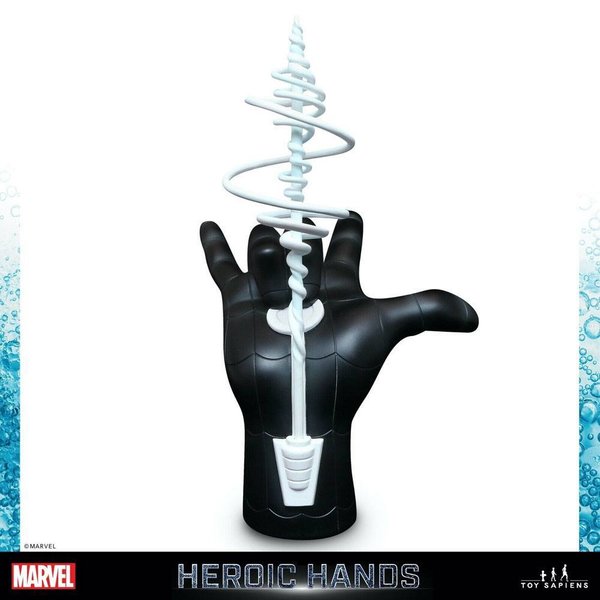 Marvel Heroic Hands Life-Size Statue #1B Spider-Man Black Suit 26 cm