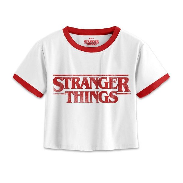 Stranger Things T-Shirt Distressed Logo Größe: XL