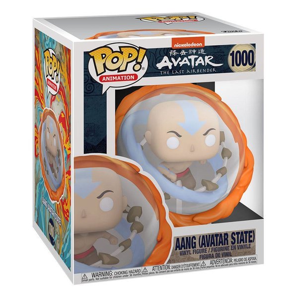 Avatar Der Herr der Element Oversized POP! Marvel Vinyl Figur Aang All Elements 15 cm
