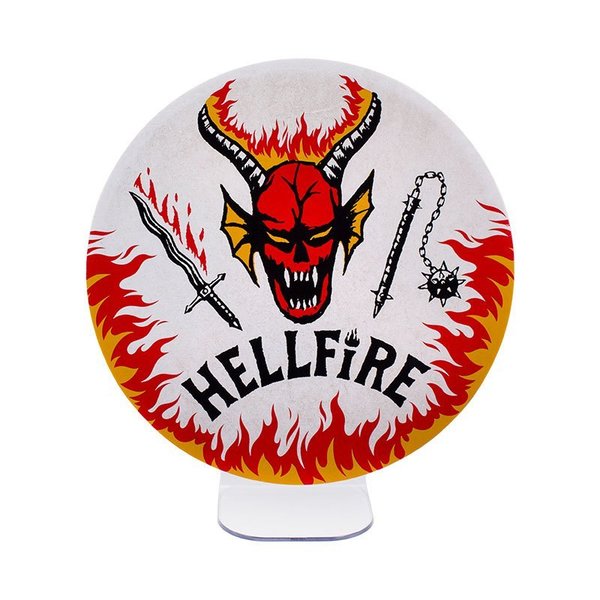 Stranger Things Lampe Hellfire Club Logo 20 cm