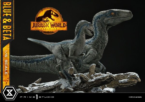 Jurassic World Ein neues Zeitalter Legacy Museum Collection Statue 1/6 Blue & Beta Bonus Version 41