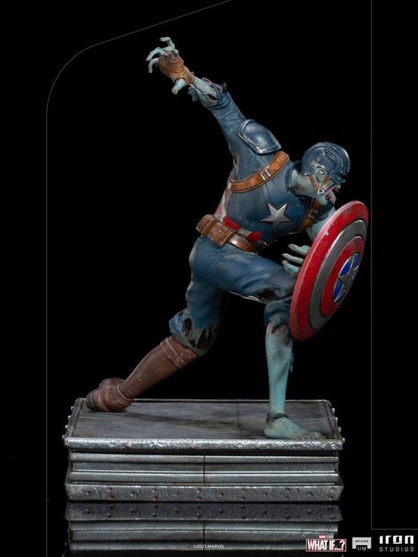 What If...? Art Scale Statue 1/10 Captain America Zombie 22 cm