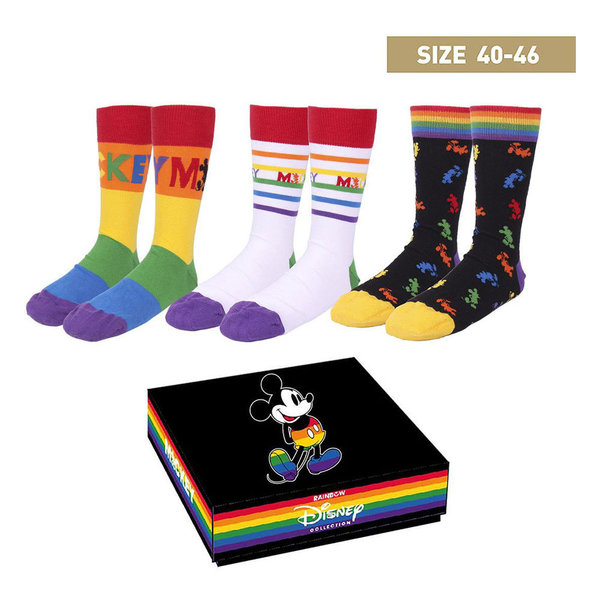 Disney Socken 3er-Pack Mickey Pride Collection 40-46