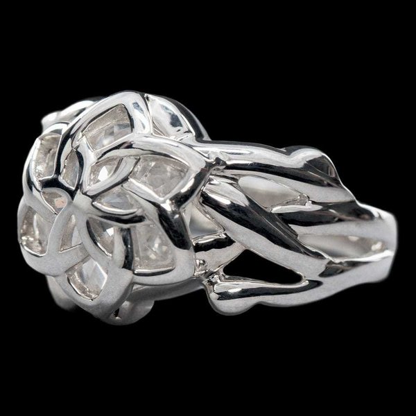 Herr der Ringe Nenya Galadriel's Ring (Sterling Silber) Größe 9.75