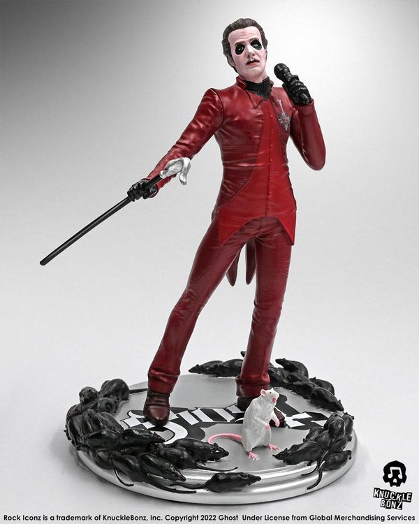Ghost Rock Iconz Statue Cardinal Copia Red Tuxedo (Variant) 23 cm