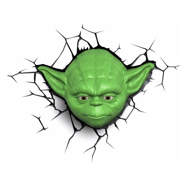 Star Wars 3D LED Leuchte Yoda 21 cm