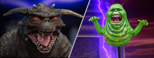 Ghostbusters Statue 1/8 Slimer (NX) + Zuul (NX) Normal Version Twin Pack Set 12 cm