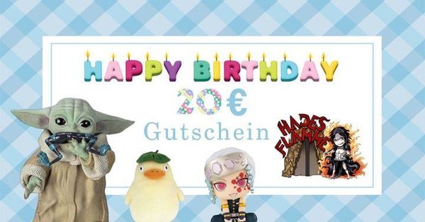 Hadesflamme Gutschein Happy Birthday - 20 Euro